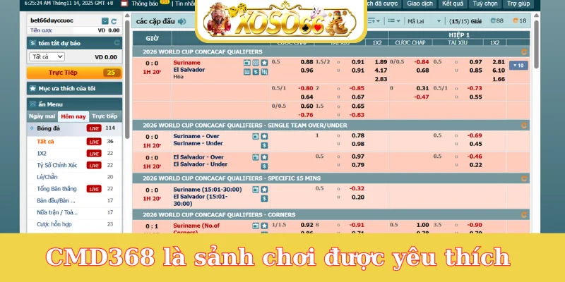 cmd368-la-sanh-choi-duoc-yeu-thich